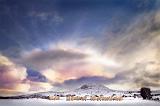 slemish snowy sheep sky